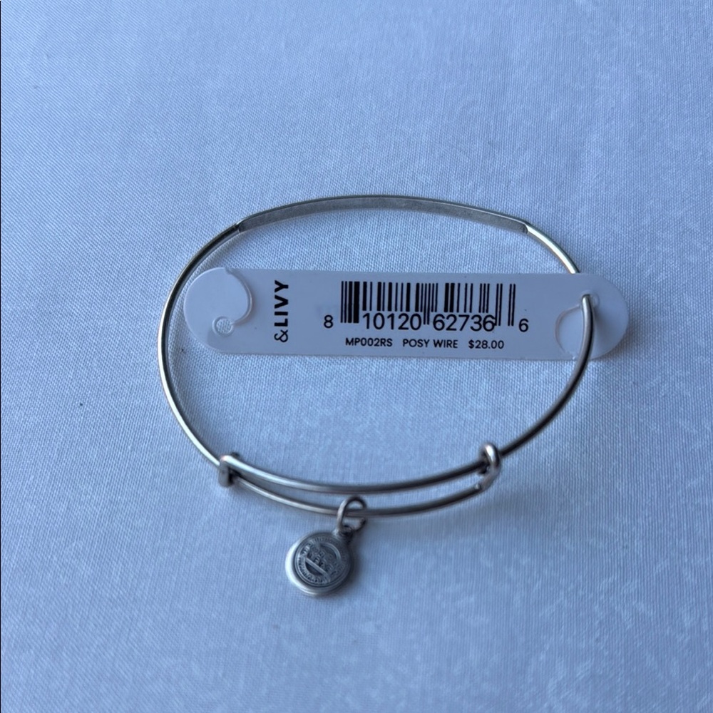 Elegant Silver Bracelet with Positive Energy Charm